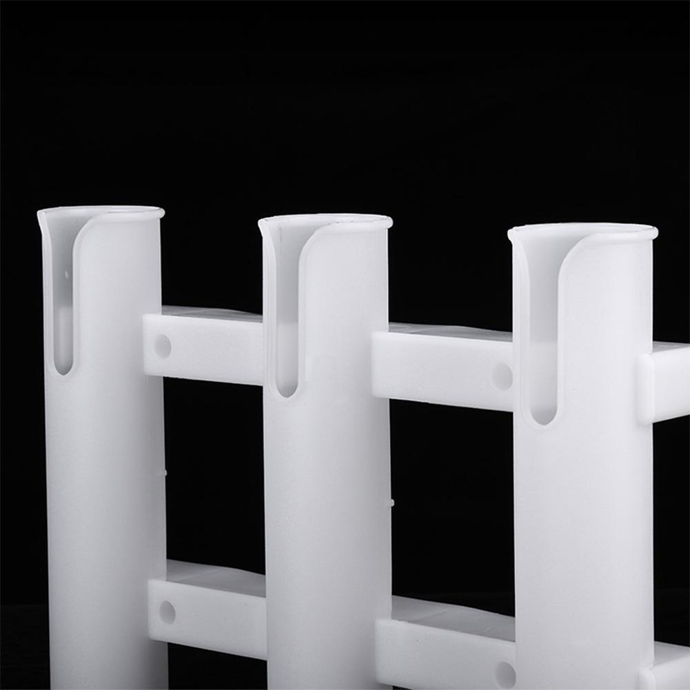 3 Röhren Angelrutenhalter Halterung Bootsrutenhalter Kunststoff Angelrutenständer für Boot Garage Kühlbox Anhänger