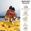 1pc, Chip 'n' Dale Plush Blanket, Seasonal Decorative Throw for Home Use, Soft Flannel Throw Blanket, Versatile & Cozy for Bedroom, Living Room, Trave
