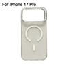 Frosted Matte Translucent Magnetic Case For iPhone 17 17Pro 17Air 17 Pro Max Metal Bracket For Magsafe Wireless Charge Cover