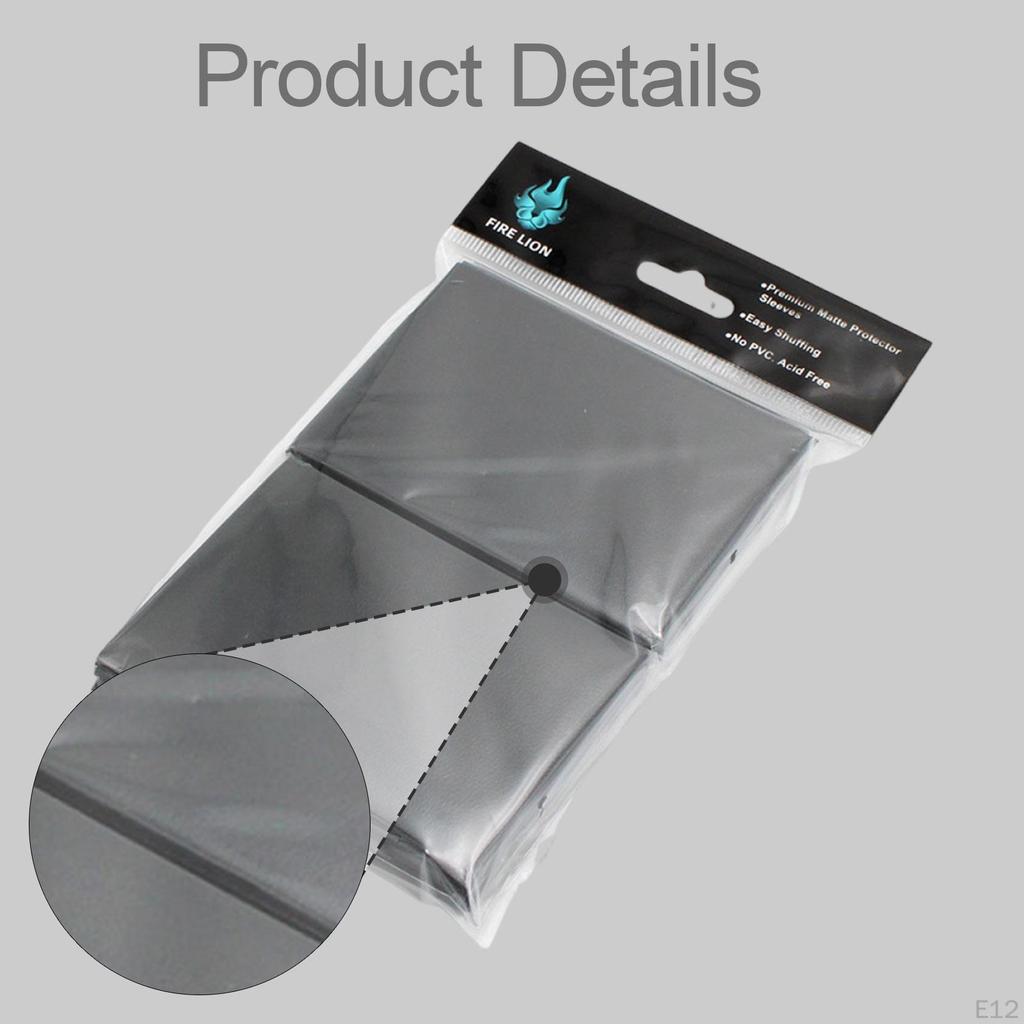 100 Pack Card Sleeves, Frosted, Versatile Gifts, High Performance, Lightweight, for Collector