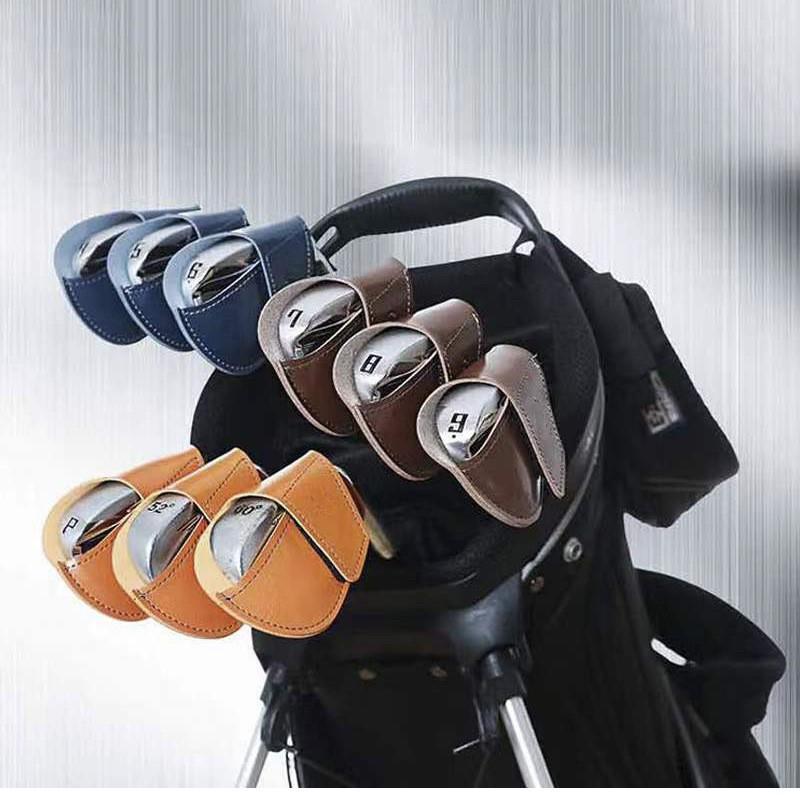 GOLF Club Leather Cover Golf Club Cap Head Protective Leather Cover Golf Putter Head Protection