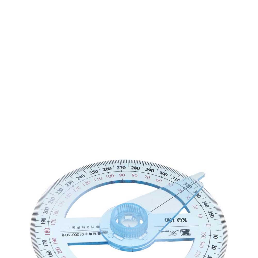 Durable Swing Arm Office Full Circle Math Goniometer Protractor Measuring Tools Pointer Angle Ruler