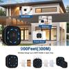 4 Volume Levels Wireless Doorbell Intelligent Electronic Doorbell Door Bell Chime  Elderly Pager