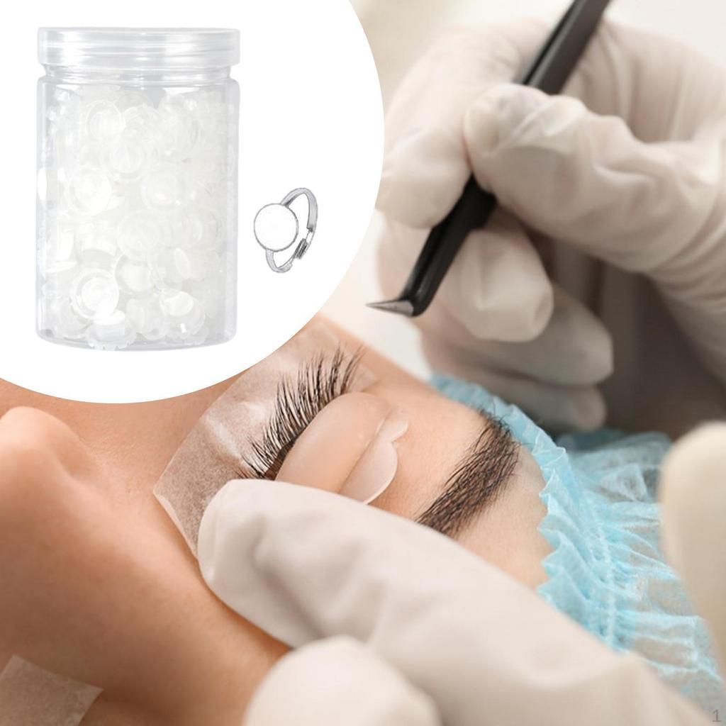 Glue Cups Lash Holder Compact Sturdy Extension Supplies for Eyelash Grafting Practice