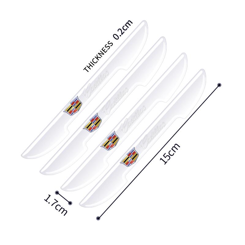 4 Stück Auto Tür Transparent Stoßstangen Schutz Anti-Kollisionsschutz für Cadillac Escalade CTS ATS SRX STS XT5 XT4 XT6 XTS CT4