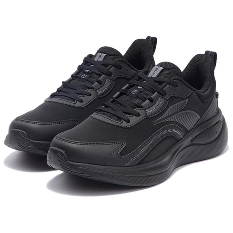 361 Cushioning Lightweight Low top Casual Running Shoes Men's Black 672432232