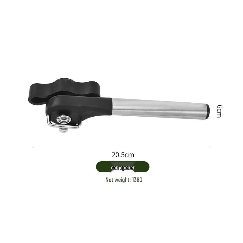 Manual Stainless Steel Can & Bottle Opener Set (2-Pack)