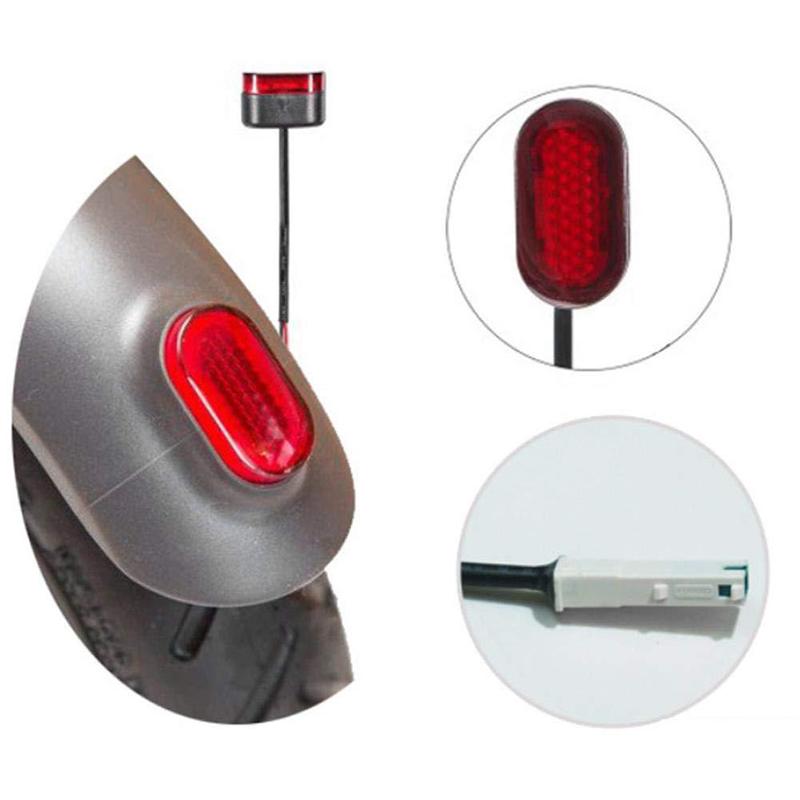 Taillight Safety Warning Brake Stoplight Flashing Light For Xiaomi M365/Pro Electric Scooter Rear Tail Light Cable Buckle Parts