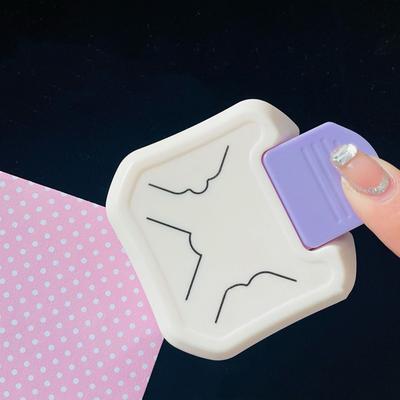3 v 1 děrovačka štítků Zaoblovací nástroj na rohy Řezačka Děrovačka papírových štítků pro Scrapbooking Karty pro DIY Papírové karty Foto Plánovače Řezací potřeby
