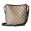 Gucci GG Emblem Logo Decorated Gold Hardware Coated Fabric Bucket Bag Shoulder Bag Mini Women bags Beige Black 847090-FAEUC-9741
