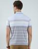 Monte Carlo Mens Striped Collar Neck T-Shirt