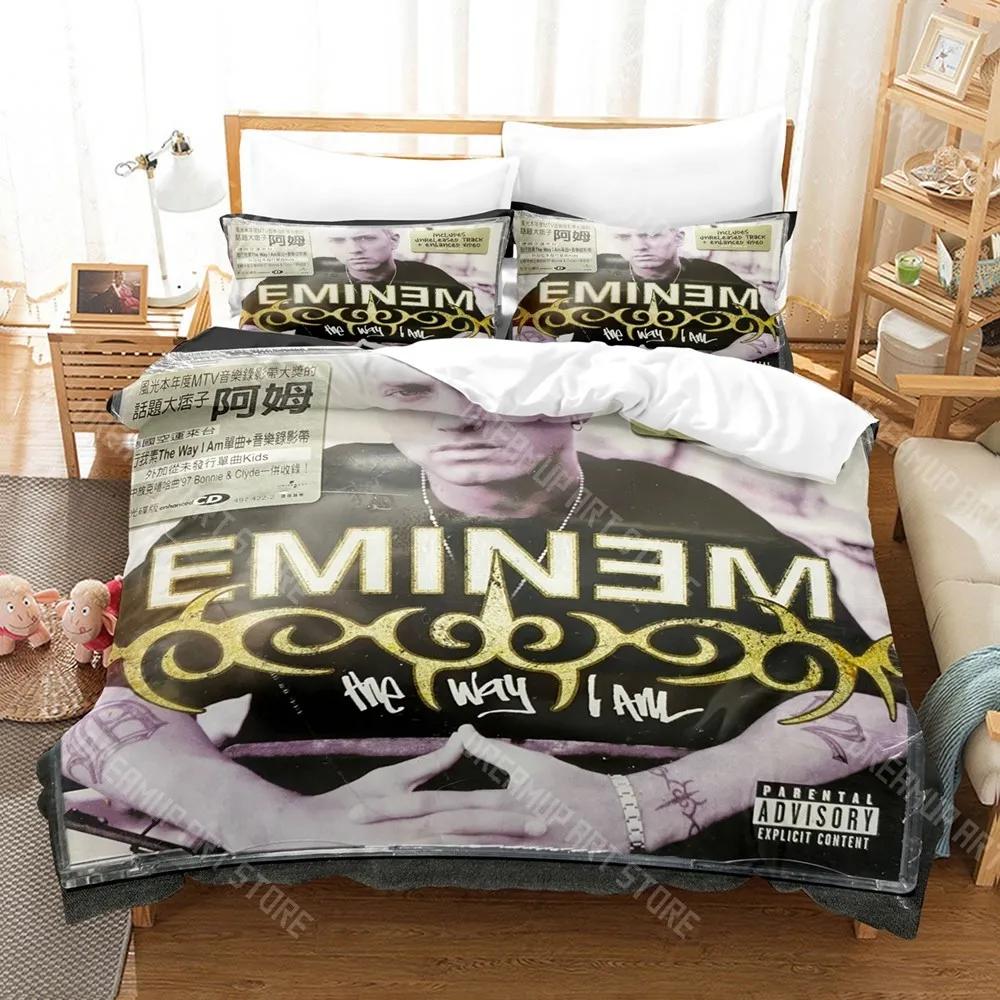 3D Print THE WAY I AM(Eminem) Bedding Set Single Twin Full Queen King Size Bed Set Adult Kid Bedroom Duvetcover Sets
