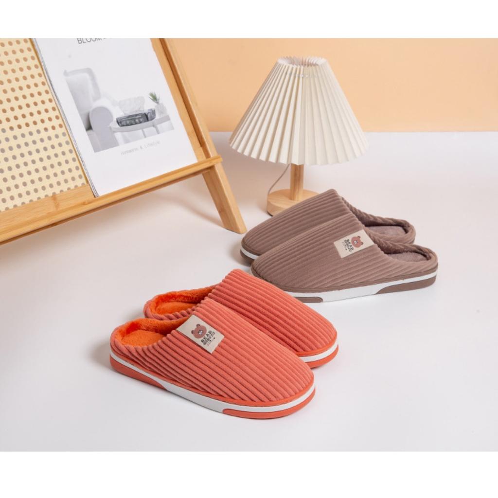 Pantoufles en coton, pour femmes, pantoufles à semelles épaisses, chaussures antidérapantes, pantoufles d'intérieur, pantoufles thermiques, en peluche, pantoufles de couple, pantoufles en laine