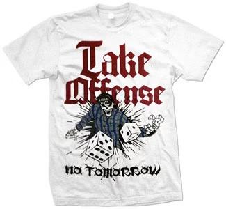 New Music Take Offense  No Tomorrow  T Shirt S