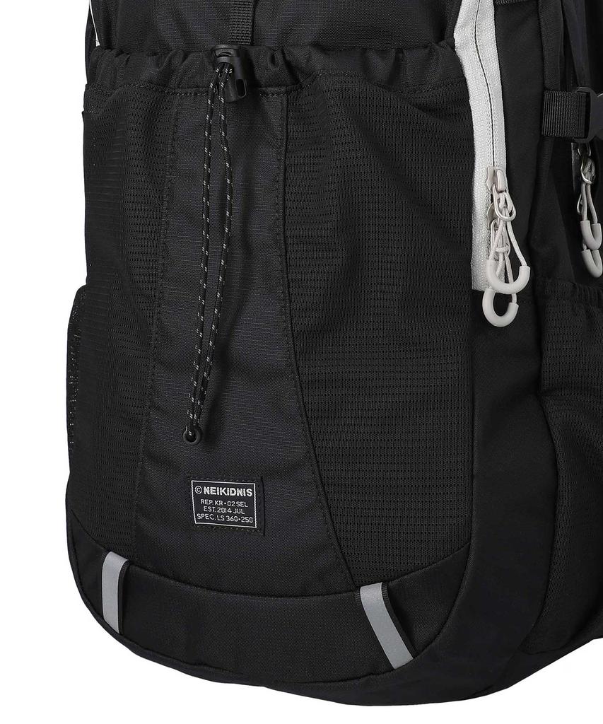Neikidnis Carabiner Mesh Backpack Ripstop Black