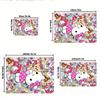 1pc Sanrio Hello Kitty Mermaid Printed Office Carpet Rectangle Rug Under The Table,Perfect Room Decor for Living Room, Bedroom, Kitchen, Non-slip Floo
