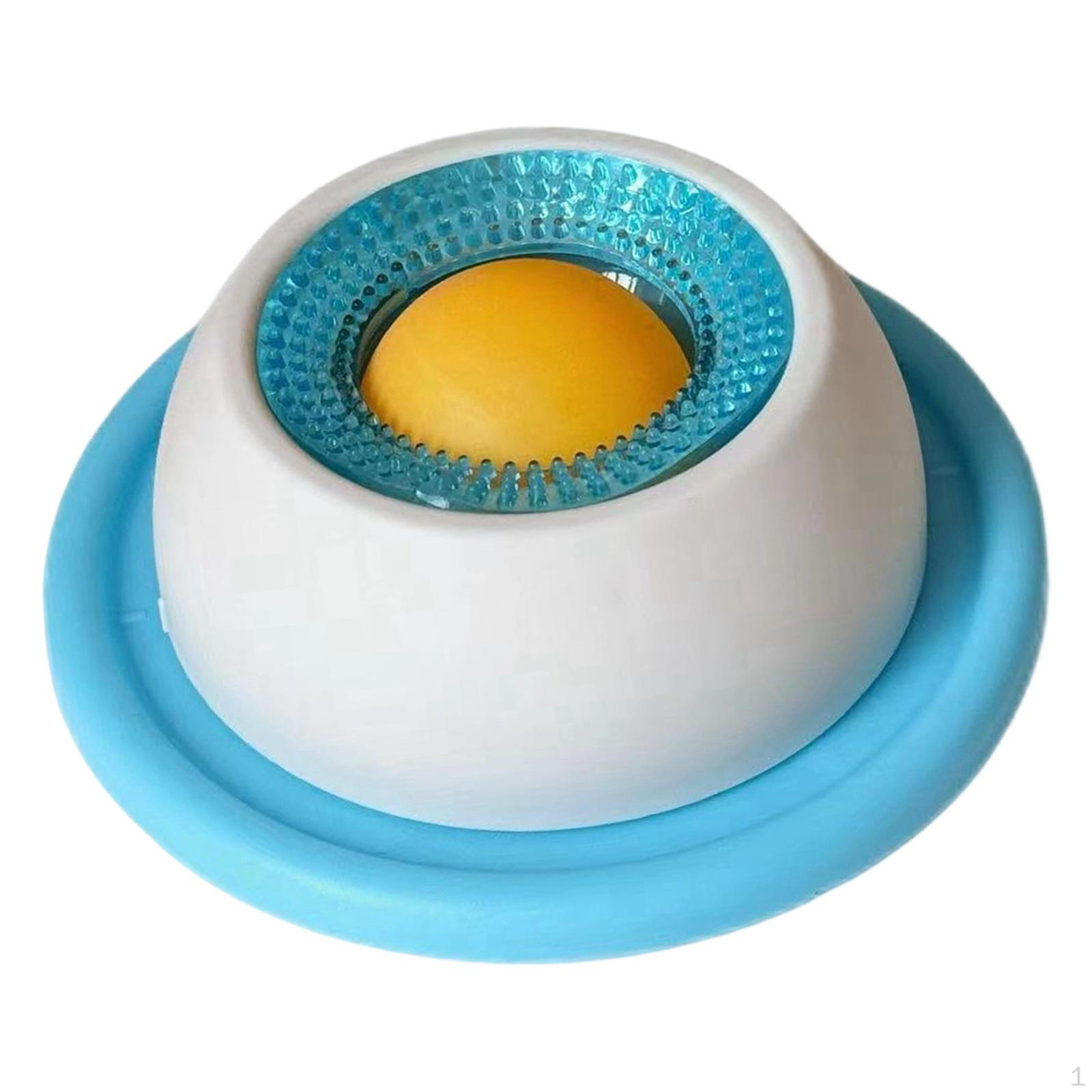 

Indoor Cat Dispenser, Portable, Stable, Non-slip, Anti-choking, Interactive Toy. Yellow for Dog