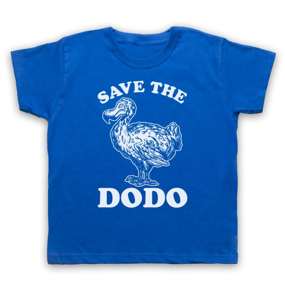

Save The Dodo Extinct Bird Funny Parody Animal Rights Kids Childs T-Shirt 3XL