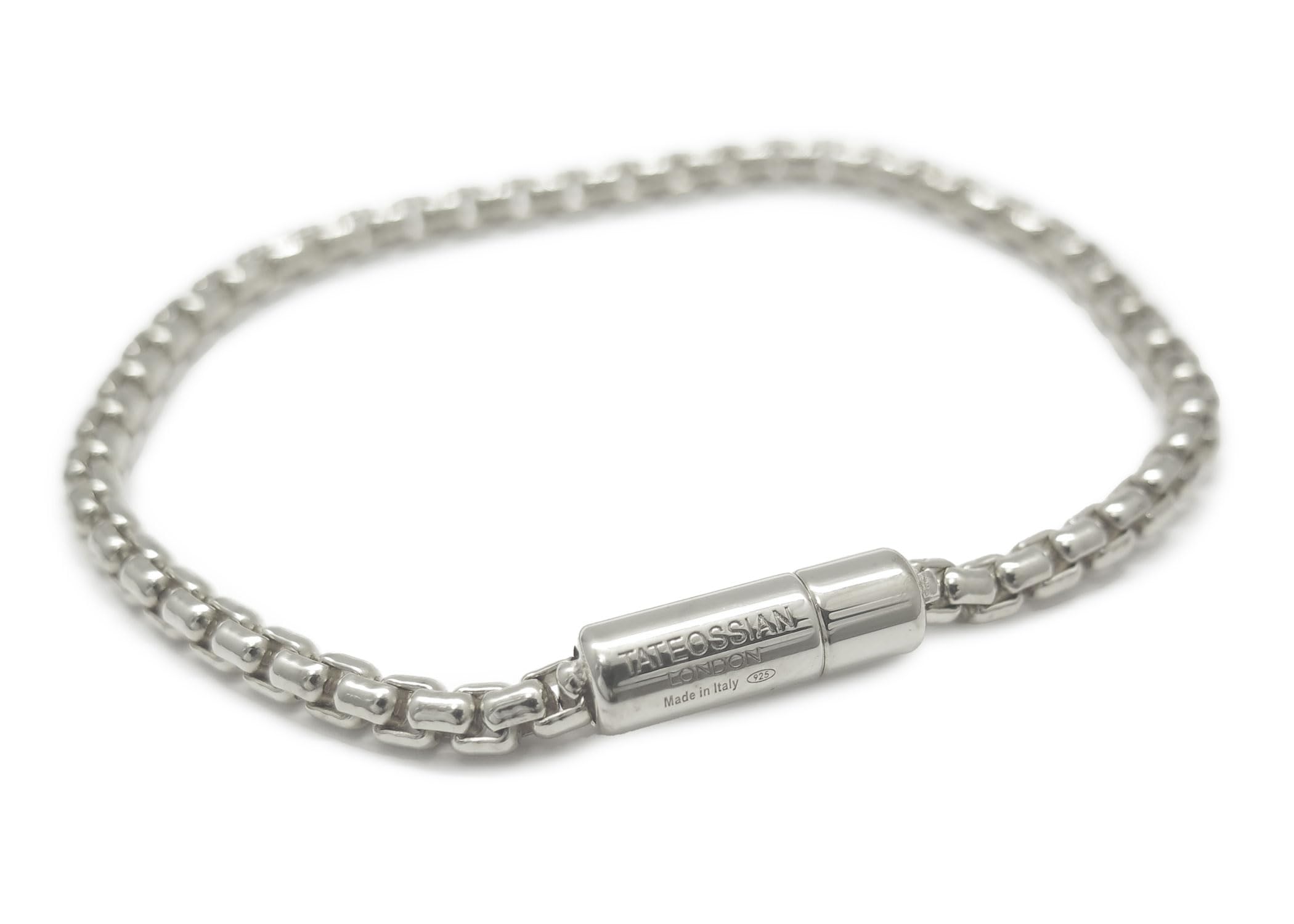 

TATEOSSIAN Pure Silver Pop Box Bracelet S Brand [TATEOSSIAN] (Rhodium Size)