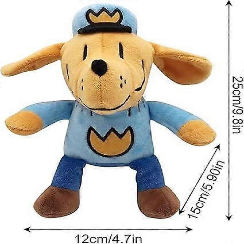 Adventure Series Detective Dog Plush Toy - Cute Puppy Plush Doll Cartoon Detective Dog Animation Peripheral Doll for Home Decor and Toys