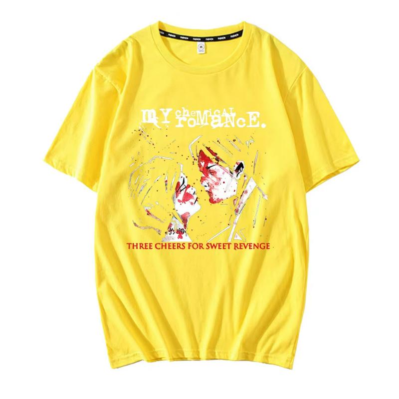 Hot Sale Couple Tshirts My Chemical Romance Mcr Dead Emo Popular Style 100% Polyester T-shirts Fashion Funny Comfortable T-shirt