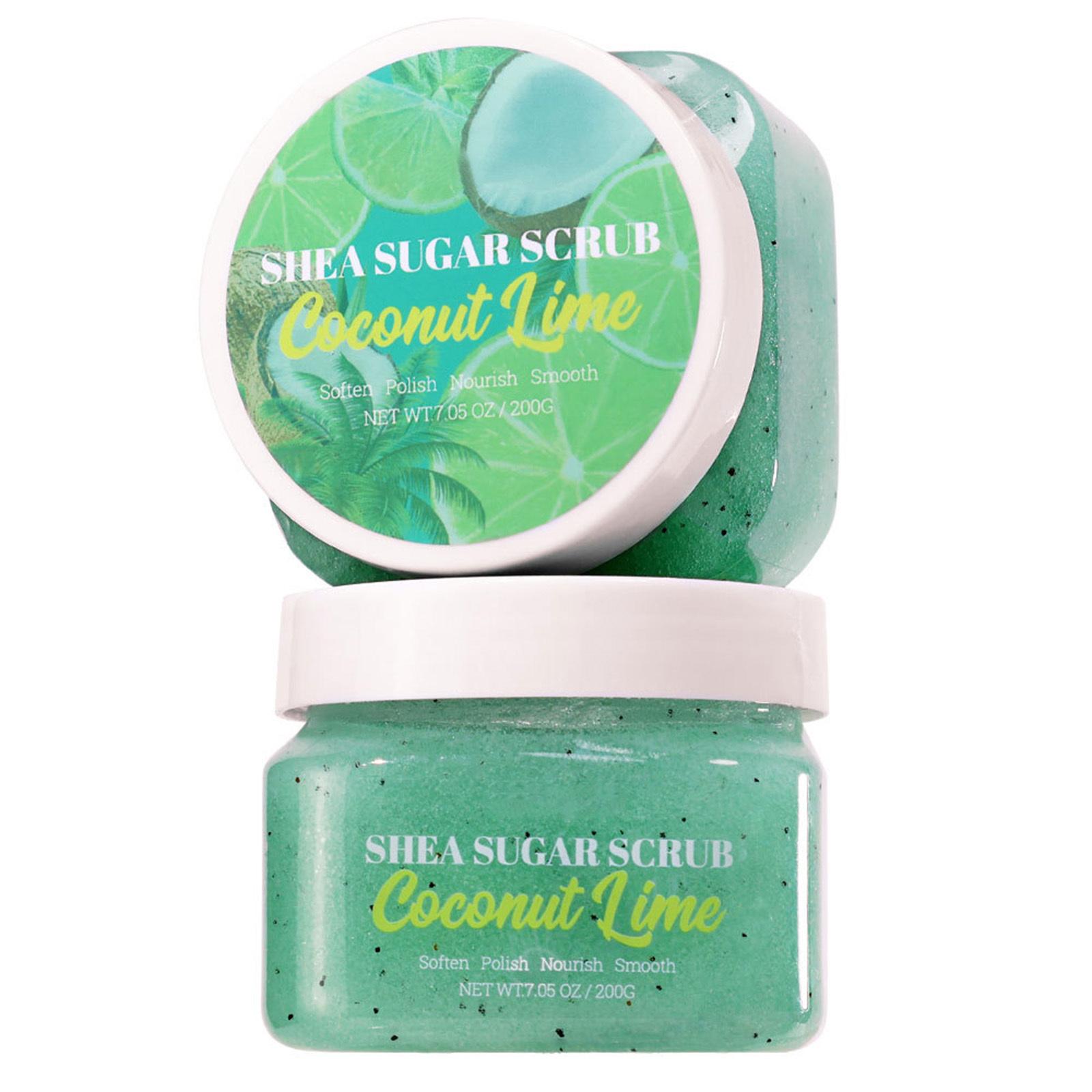 

Exfoliating Body Scrub 200g – Shea & Sugar Formula with Botanical Extracts, Smoothing Skin, Deep Clean for Daily Care One Size