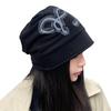 Korean Version of Hat for Women with Big Head Circumference Showing Face Small Bag Head Hat Warm Ear Protection Knitted Wool Hat Versatile Pile Hat
