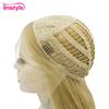 Imstyle Synthetic Lace Front Wig Blonde Lace Wigs For Women Heat Resistant Fiber Glueless Natural Wavy Wigs For Women Cosplay