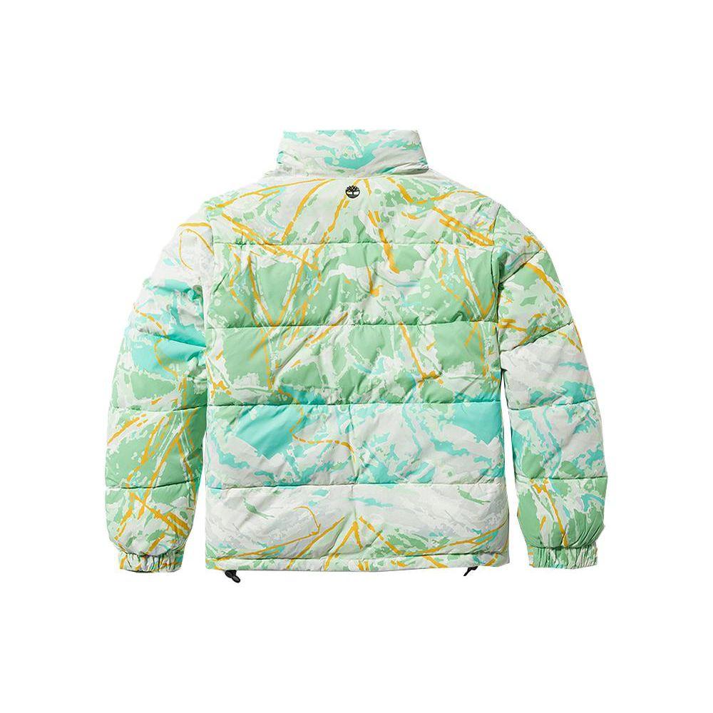 Timberland Μοτίβο Όρθιος Γιακάς Ζεστό Βαμβακερό Μπουφάν Ανδρικό Μπουφάν Πολύχρωμο A5NU6-959