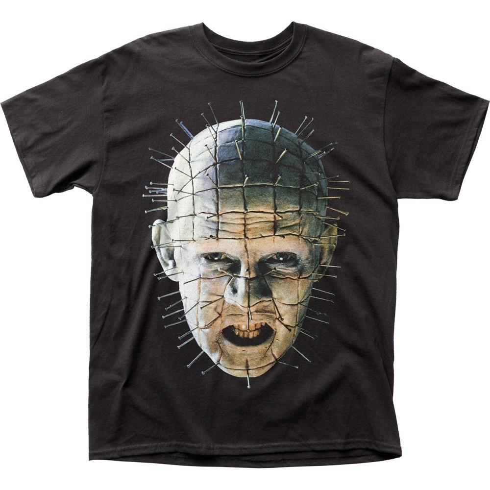 Hellraiser Pinhead Close Up Mens T Shirt Classic Horror Movie Tee New Black Unisex T-Shirt S