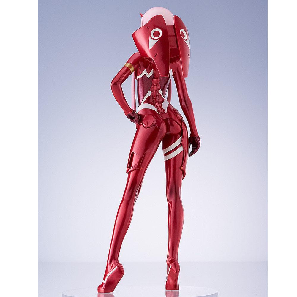 23CM Zero Two Figure Anime DARLING In The FRANXX Driving Suit L Size Standing Posture Model Toy Gift Collection Ornaments PVC