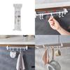 Multi Ceiling Mount Hook Rack No Drill Removable Storage For Compact Kitchens