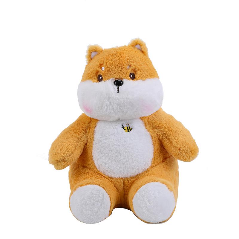 Cute Bee Shiba Inu Doll Cute Dog Doll Children's Pillow Ragdoll Gifts for Girls