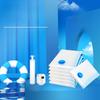 Blue Transparent Vacuum Compression Bag for Clothes & Quilts - Thickened Storage Solution