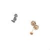 Nordic Abstract Knight Figurine Resin Metal Sculpture Creative Ornament for Desk Cabinet Table
