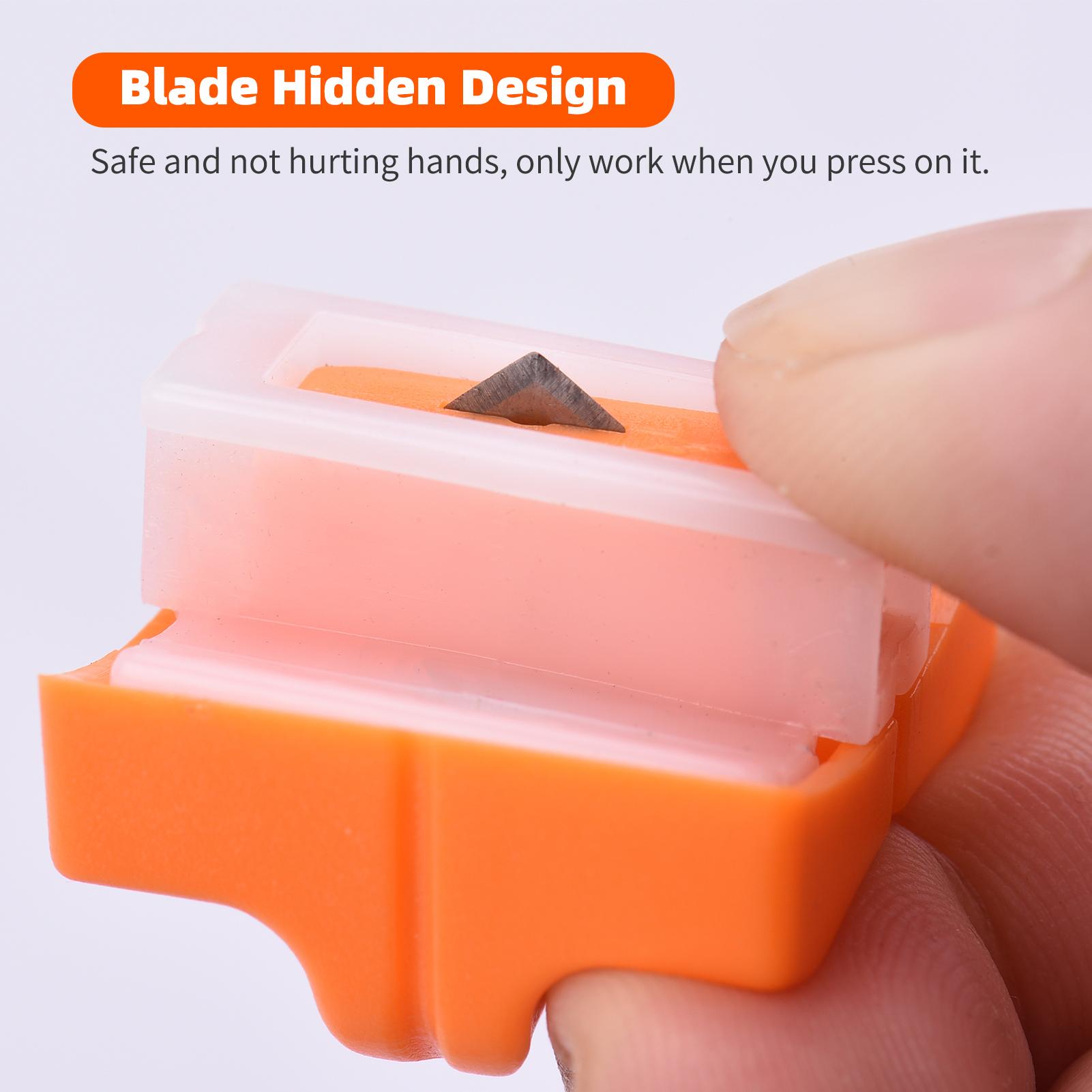 

JIELISI Сменные лезвия для бумагореза, Заправка, Защитный дизайн для резки крафт-бумаги, фотокарточек, для 909 4 5pcs