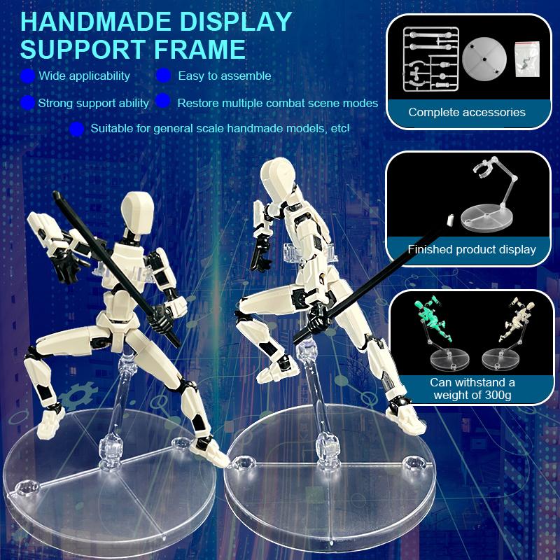 1 Stück Actionfiguren-Basis Geeigneter Ausstellungsständer Halterung Für HG 1/144 Modellständer Puppenständer Robot Soul Halterung Universalständer