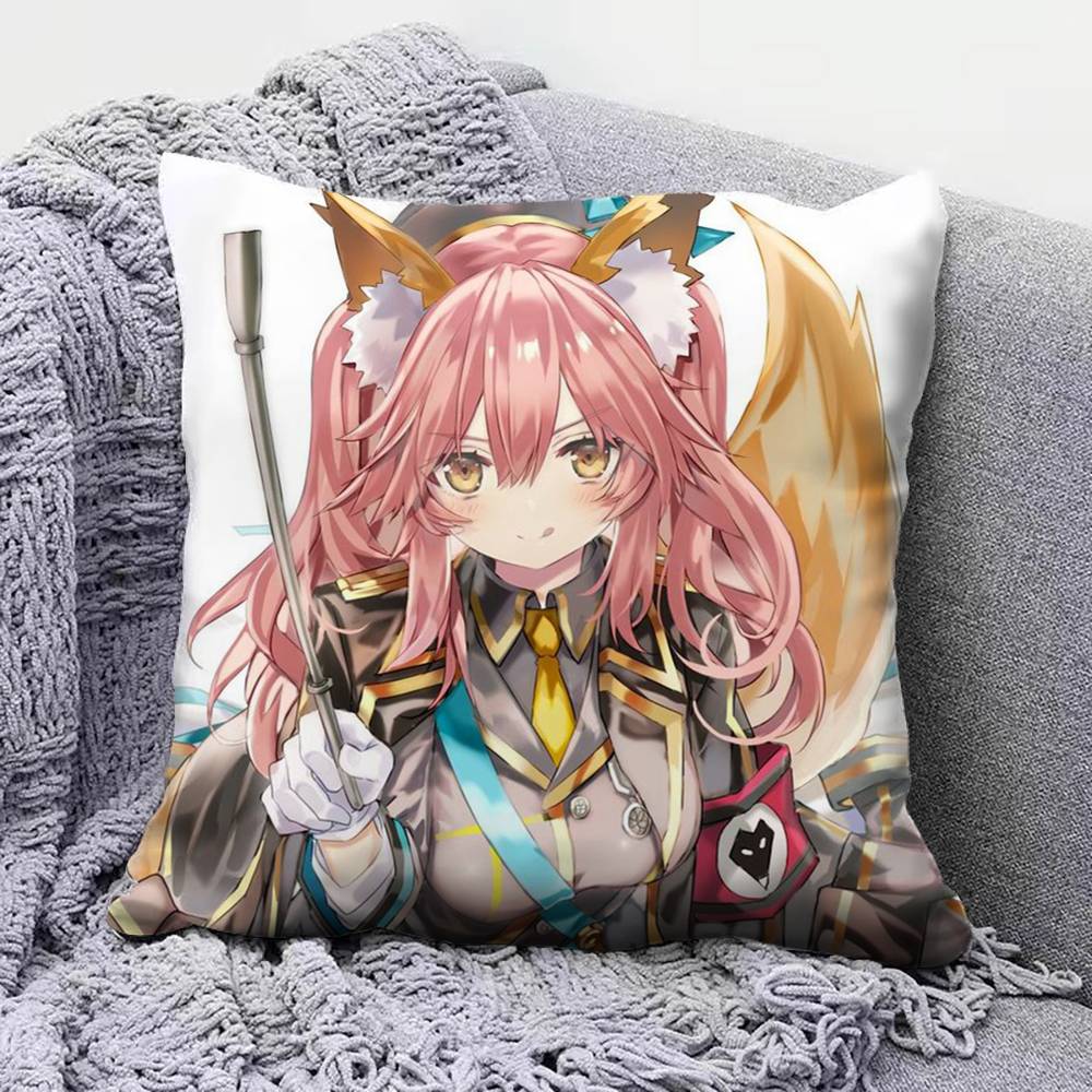 Tamamovitch Koyanskaya Tamamo No Mae Fate Pillow Covers Home Sofa Cushion Covers and Aecorative Custom