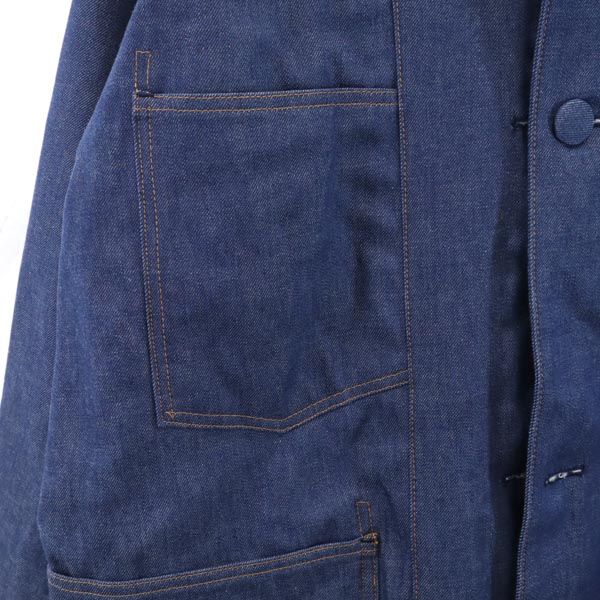 Skjønnhetsprodukter WESTOVERALLS Laget i Japan Reversibel Denimkåpe Herre Brukt
