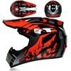 Four Seasons Motorcycle Off-road Helmet for Men and Women, Electric Bike Helmet, Mountain Bike Off-road Helmet, Racing Speed Descent Pedal
