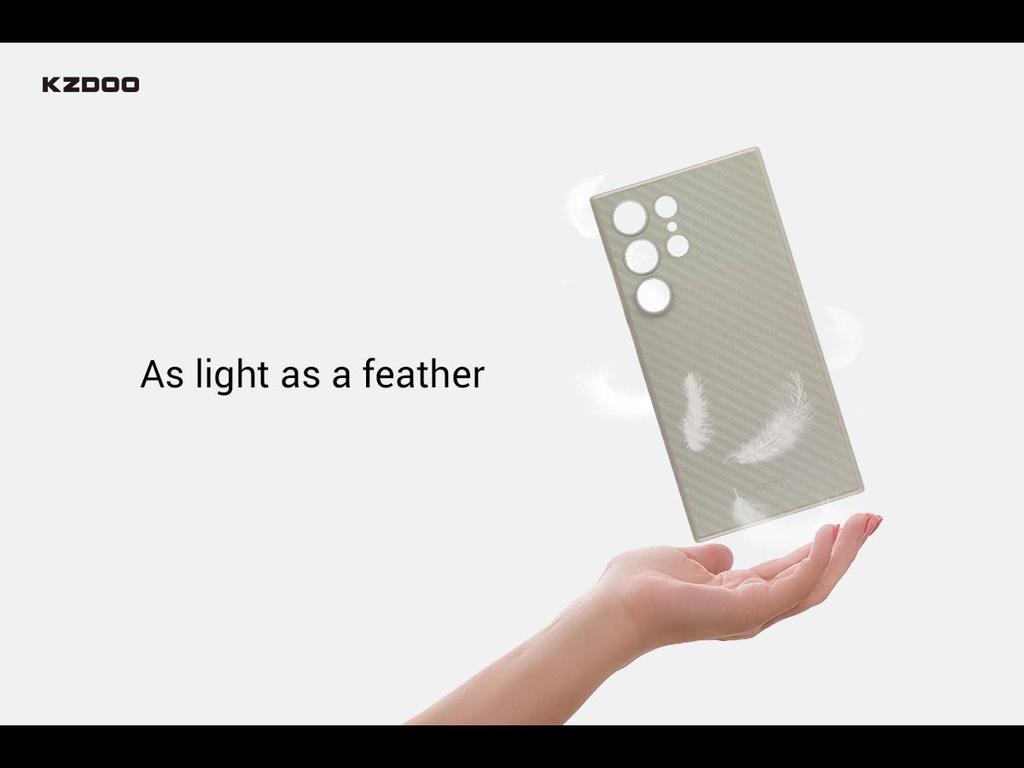 KZDOO Carbon Fiber Pattern Case for Samsung S25/S25 Plus/S24 Ultra