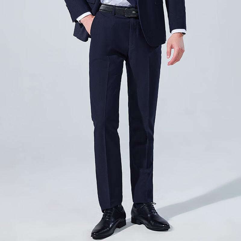 Men s Straight-Leg Business Casual Suit Pants 36