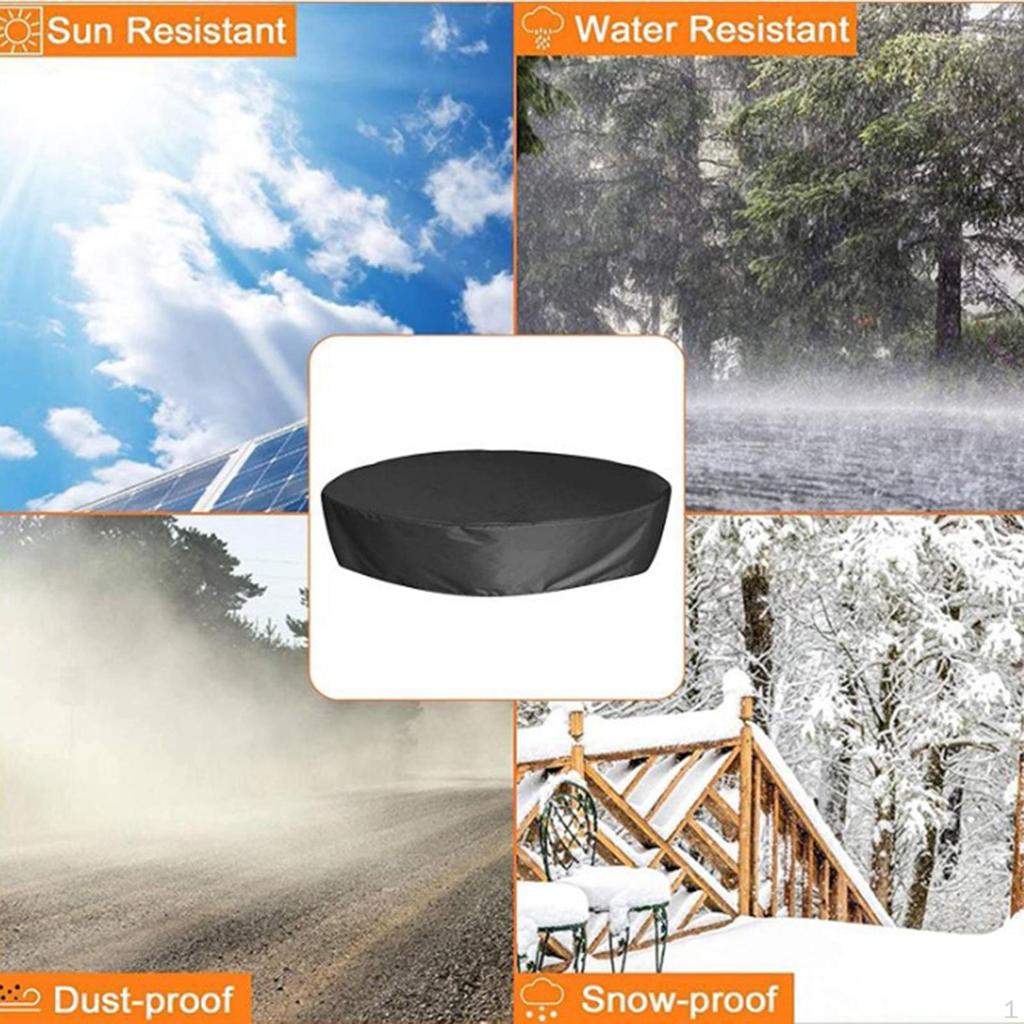 190cm Swimming Waterproof for SPA Paddling Above Ground Family Pool Silver Coated Oxford Cloth