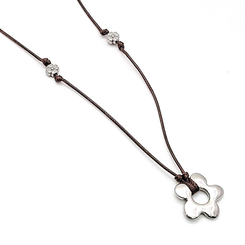 Daisy Flower String Necklace