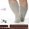 Plus Size Women's Compression Knee-High Socks - Extra Thick Over-the-Knee for Autumn/Winter