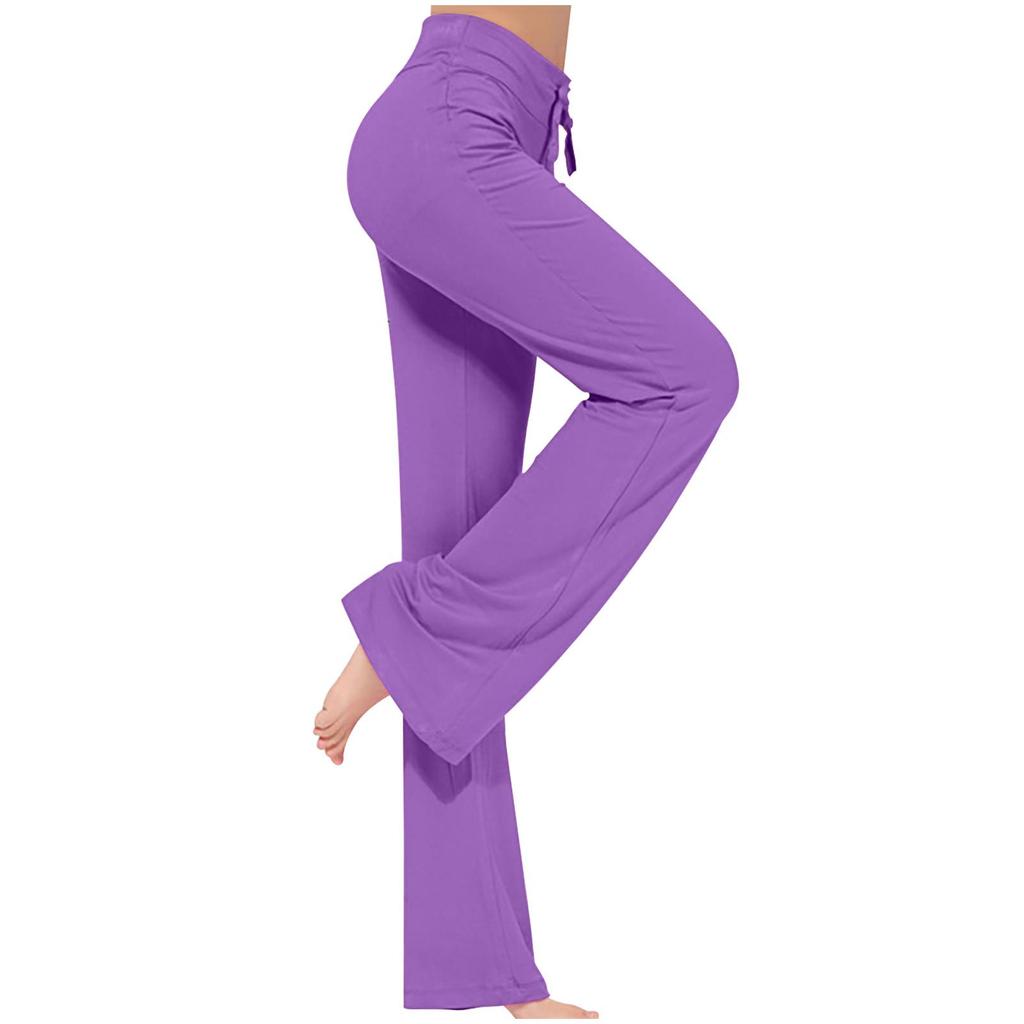 Women's Loose High Waist Wide Leg Pants Workout Out Leggings Casual Trousers Yoga Gym Pants