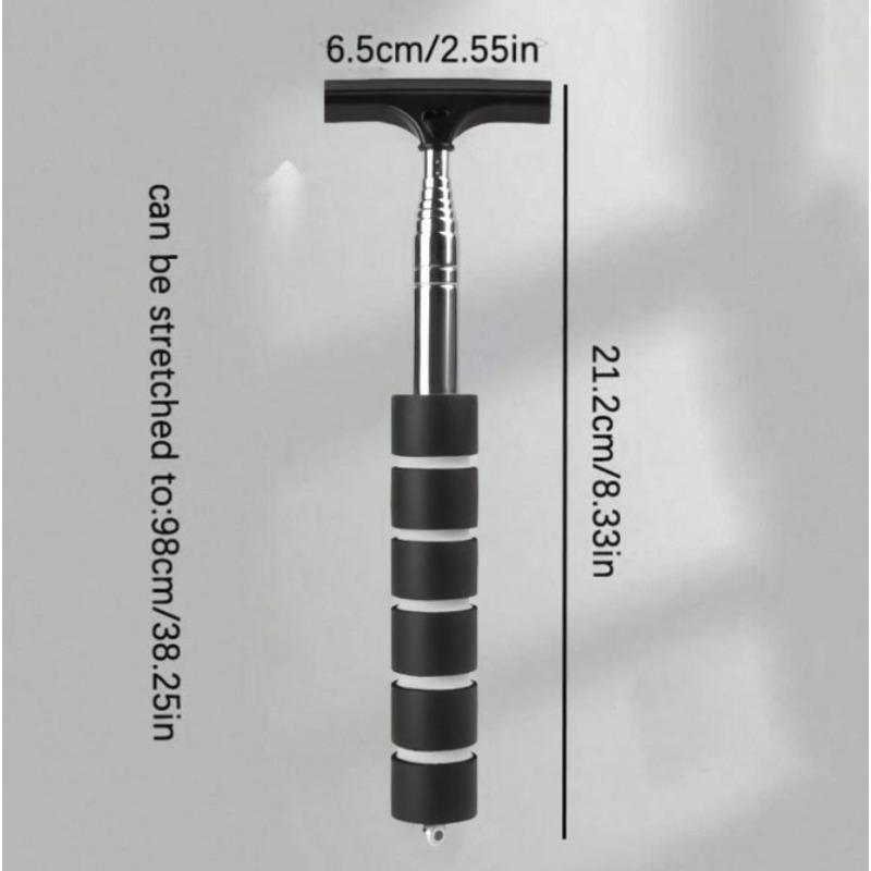 Retractable Car Rearview Mirror Wiper Portable Rainy Cleaning Supplies Rearview Mirror Water Remover Glass Rain Cleaning Tool