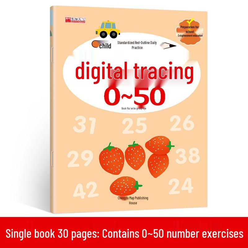 Kindergarten Chinese Character Tracing & Writing Practice Book: Numbers, Stroke Order, Pinyin, Radicals, and English