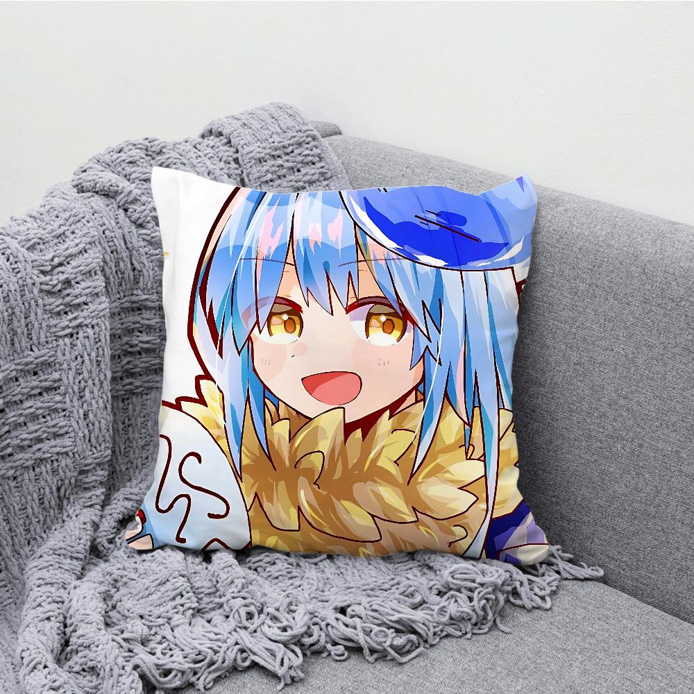 Cute Rimuru Tempest Pillow Case Soft Cushion Cases for Farmhouse Sofa Decor Home Decorations and Protector Pillow Case