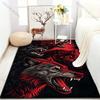 3D Fierce Wolf Pack Print Carpet for Bedroom Living Room Bedside Sofa Floor Mat Children's Play Room Non-slip Rug Fast Shipping